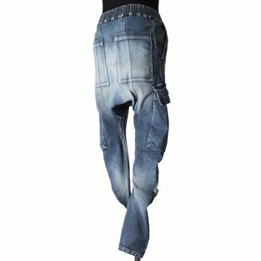 Denim Cargo Sarrouel Skinny　BLUE No.6