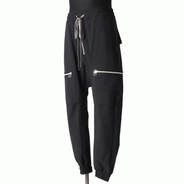 Front Zip Sarrouel Easy　BLACK No.2