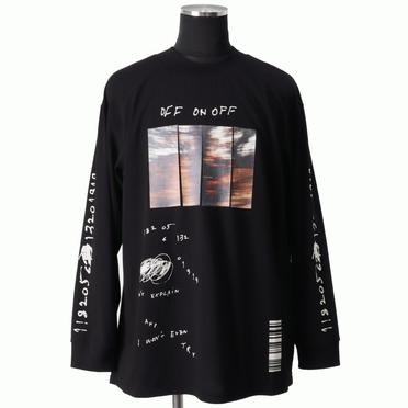 Type A Print Long Sleeve Tee　BLACK No.1