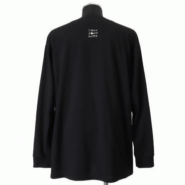Type A Print Long Sleeve Tee　BLACK No.5