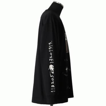 Type A Print Long Sleeve Tee　BLACK No.7