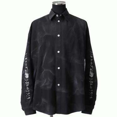 Vintage Dyed Cocoon Shirts　BLACK No.1