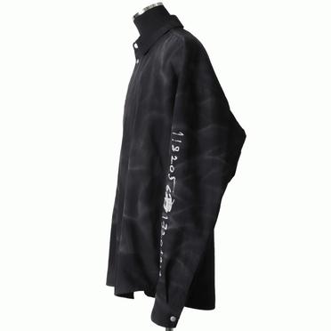 Vintage Dyed Cocoon Shirts　BLACK No.3