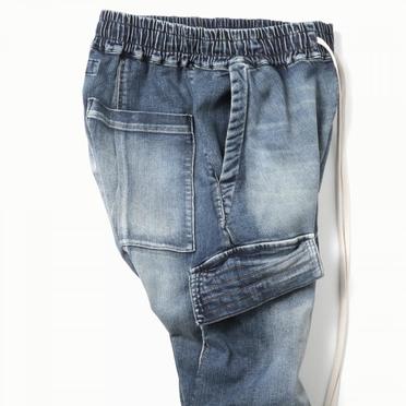 Denim Cargo Sarrouel Skinny　BLUE No.10