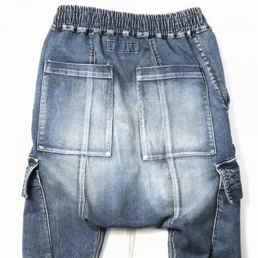 Denim Cargo Sarrouel Skinny　BLUE No.11