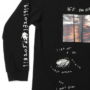 Type A Print Long Sleeve Tee　BLACK No.10
