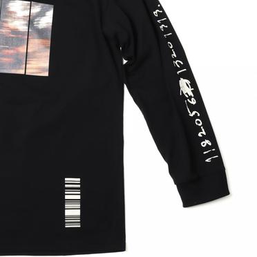 Type A Print Long Sleeve Tee　BLACK No.11