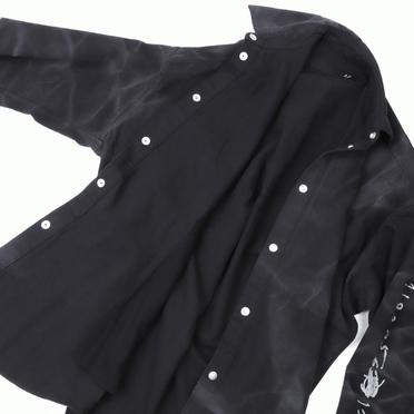 Vintage Dyed Cocoon Shirts　BLACK No.14