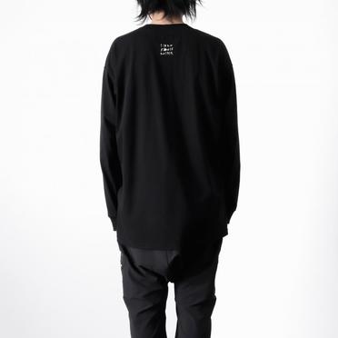 Type A Print Long Sleeve Tee　BLACK No.18