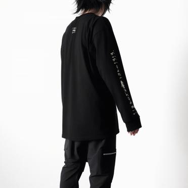 Type A Print Long Sleeve Tee　BLACK No.19