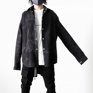 Vintage Dyed Cocoon Shirts　BLACK No.21
