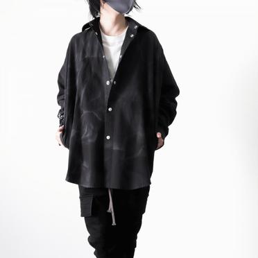 Vintage Dyed Cocoon Shirts　BLACK No.22