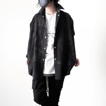 Vintage Dyed Cocoon Shirts　BLACK No.25