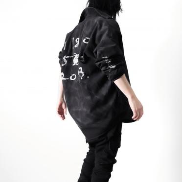 Vintage Dyed Cocoon Shirts　BLACK No.26