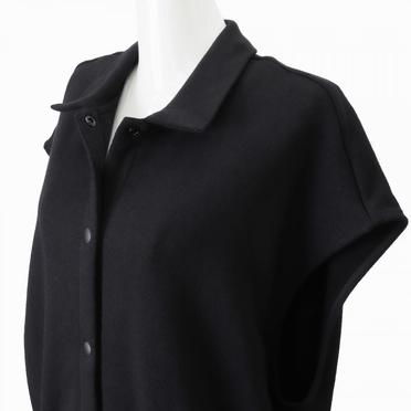 [SALE] 30%OFF　ESSENTIAL / ブークレー裏毛スタジャンベスト　BLACK No.7