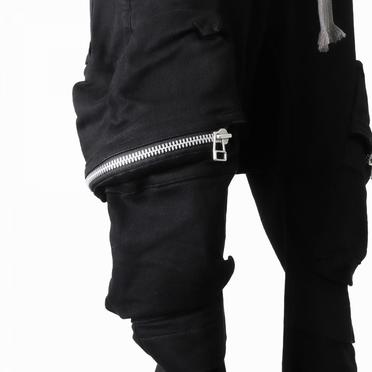 Pocket Sarrouel Skinny Denim　BLACK No.12