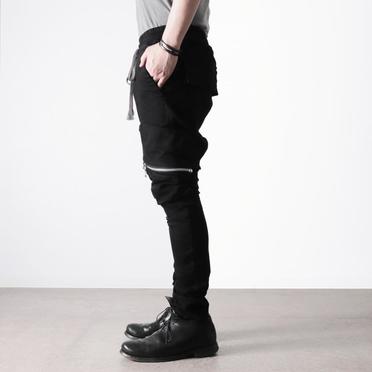 Pocket Sarrouel Skinny Denim　BLACK No.18