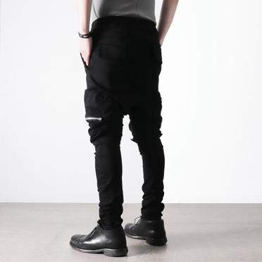 Pocket Sarrouel Skinny Denim　BLACK No.19