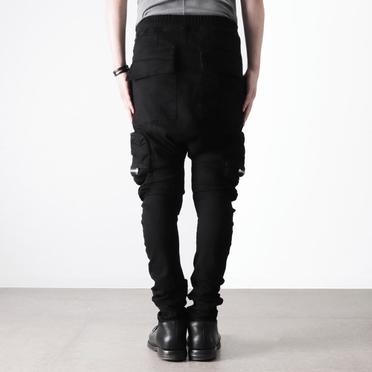 Pocket Sarrouel Skinny Denim　BLACK No.20