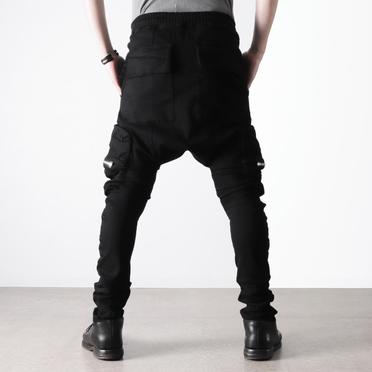 Pocket Sarrouel Skinny Denim　BLACK No.21