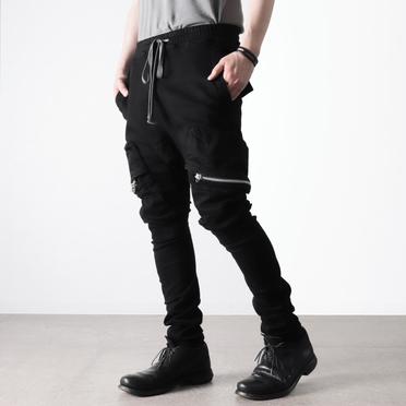 Pocket Sarrouel Skinny Denim　BLACK No.24