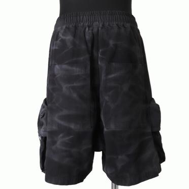 Vintage Dyed Pocket Shorts　BLACK No.5