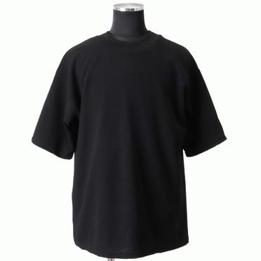 Surf Knit Over Size Tee　BLACK No.1