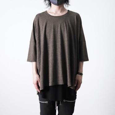 Over Sized Tee　KHAKI No.11