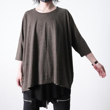 Over Sized Tee　KHAKI No.17