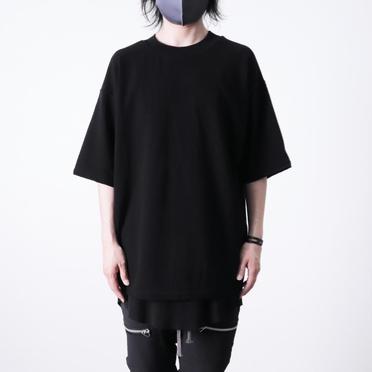 Surf Knit Over Size Tee　BLACK No.13