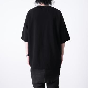 Surf Knit Over Size Tee　BLACK No.17