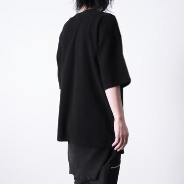 Surf Knit Over Size Tee　BLACK No.18