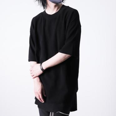Surf Knit Over Size Tee　BLACK No.20