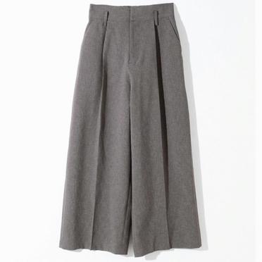 MIDIUMISOLID for Ladies high waist tucked PT　CHARCOAL GRAY No.1