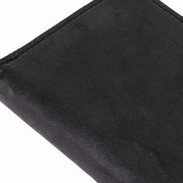 round zip long wallet　Roma DEEP BLACK No.7