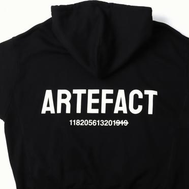 Sweat Artefact Hoodie　BLACK No.12