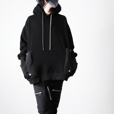 [SALE] 30%OFF　A.F ARTEFACT Bomber Heat Military Hoodie　BLACK No.21
