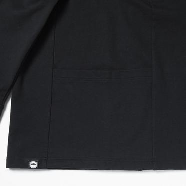 HENRY ZIP JERSEY　BLACK No.4