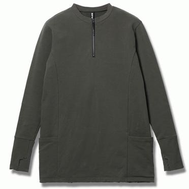 HENRY ZIP JERSEY　KHAKI No.1