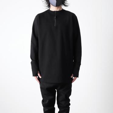 HENRY ZIP JERSEY　BLACK No.5