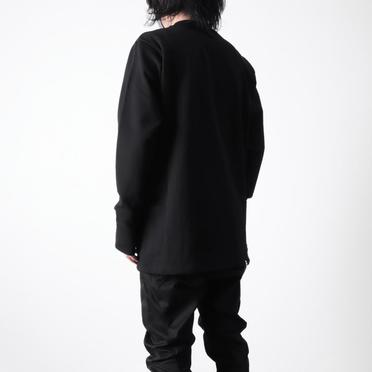 HENRY ZIP JERSEY　BLACK No.8