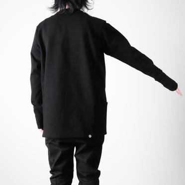 HENRY ZIP JERSEY　BLACK No.10