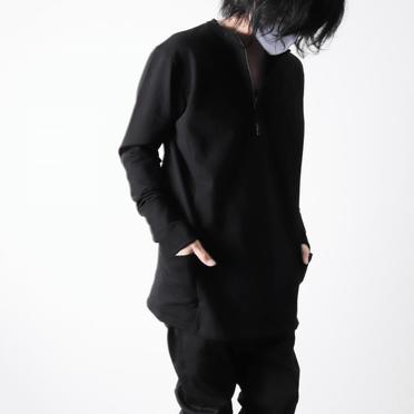 HENRY ZIP JERSEY　BLACK No.14