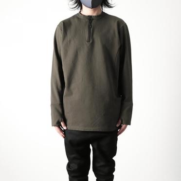 HENRY ZIP JERSEY　KHAKI No.5