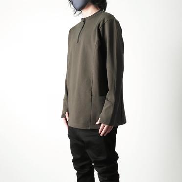 HENRY ZIP JERSEY　KHAKI No.6