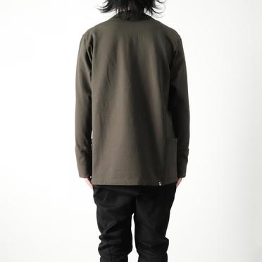 HENRY ZIP JERSEY　KHAKI No.9