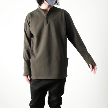 HENRY ZIP JERSEY　KHAKI No.11