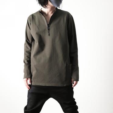 HENRY ZIP JERSEY　KHAKI No.13