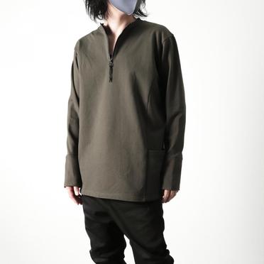 HENRY ZIP JERSEY　KHAKI No.14