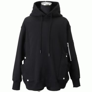 Sweat Military Hoodie　BLACK No.1